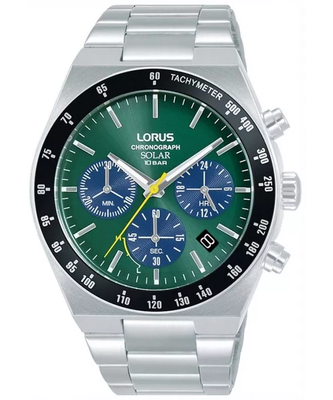 Reloj para hombres Lorus Classic Solar Chronograph RZ523AX9