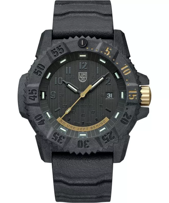 Reloj para hombres Luminox Master Carbon Seal 3800 Series No One Left Behind Limited Edition XS.3805.NOLB.SET