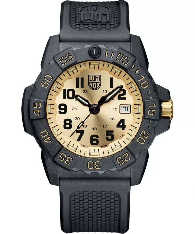 Reloj para hombres Luminox Navy Seal 3500 Series SET Gold Limited Edition XS.3505.GP.SET