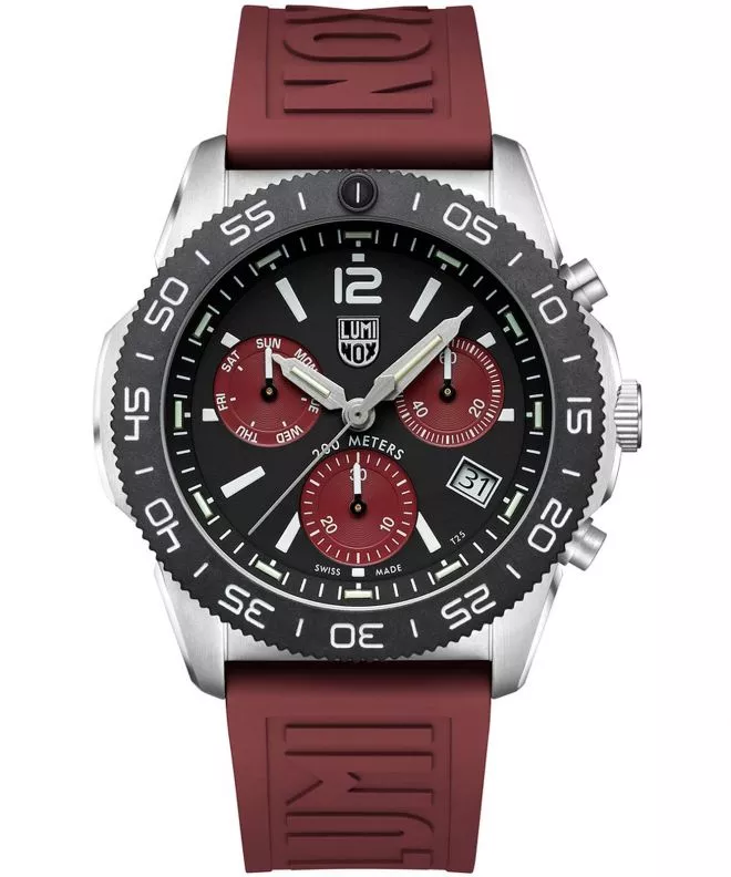 Reloj para hombres Luminox Pacific Diver Chronograph 3140 Bordeaux XS.3155.1