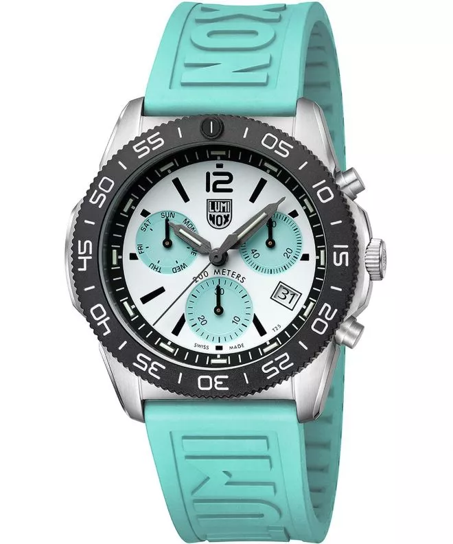 Reloj para hombres Luminox Pacific Diver Chronograph 3140 Ice Blue Limited Edition XS.3143.1