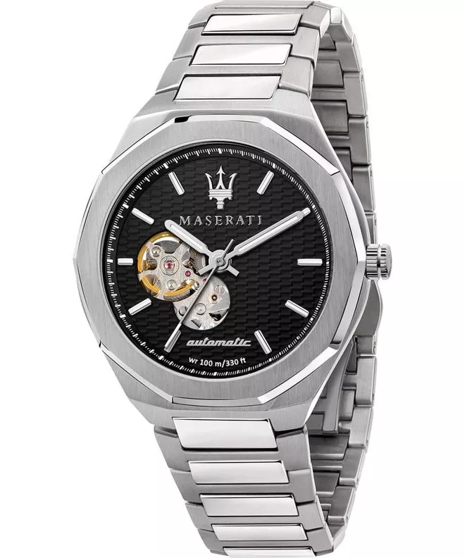 Reloj para hombres Maserati Stile Open Heart Automatic R8823142002