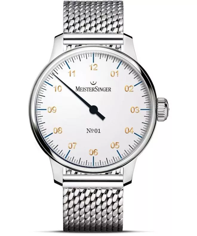 Reloj para hombres Meistersinger N°01 White AM3301G_MIL20