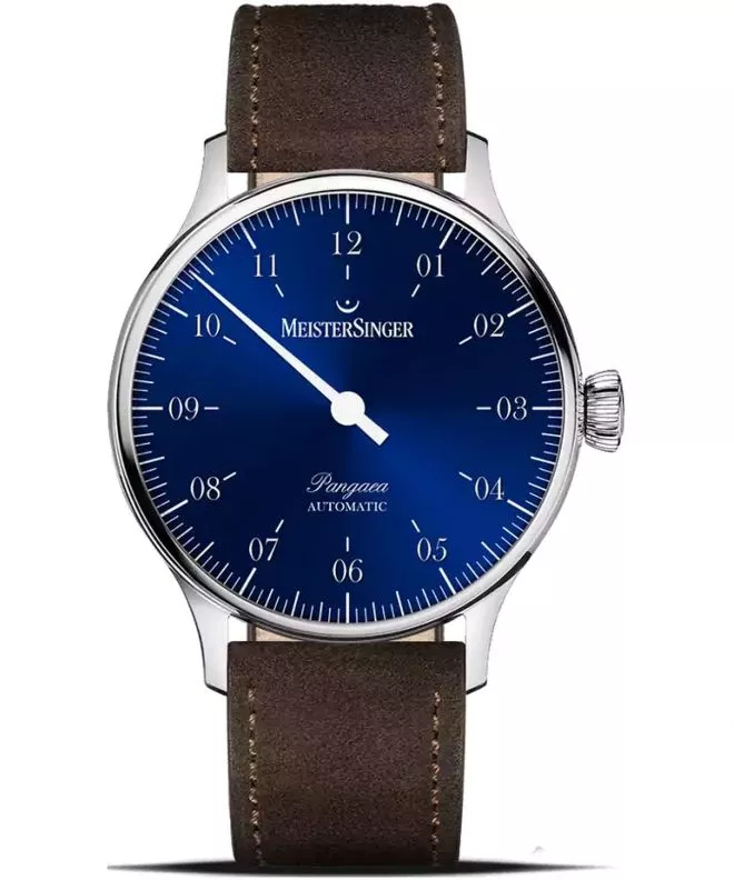 Reloj para hombres Meistersinger Pangaea Sunburst Blue Automatic PM9908_SV02