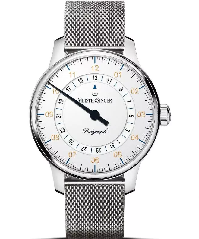 Reloj para hombres Meistersinger Perigraph - 38mm White BM1101G_MLN18