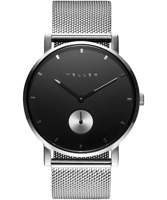 Reloj para hombres Meller Maori Black Silver 2S-2SILVER