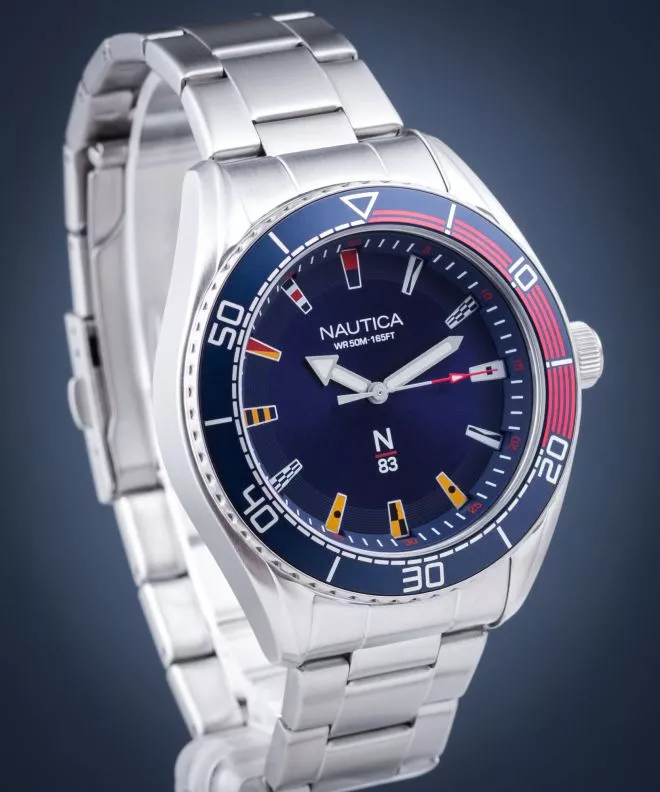 Reloj para hombres Nautica N-83 N83 Finn World NAPFWS004