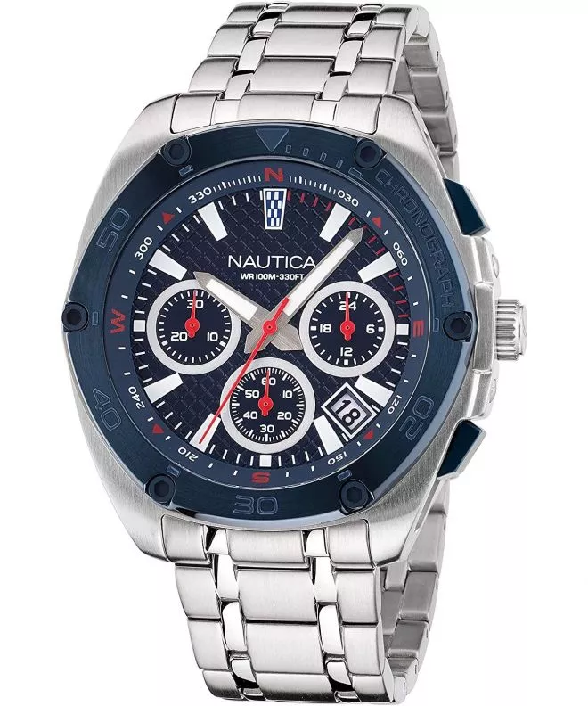 Reloj para hombres Nautica Tin Can Bay Chronograph SET NAPTCS304
