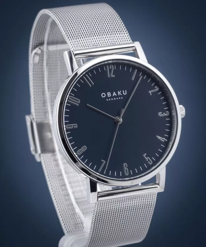 Reloj para hombres Obaku Brink Cyan V248GXCLMC