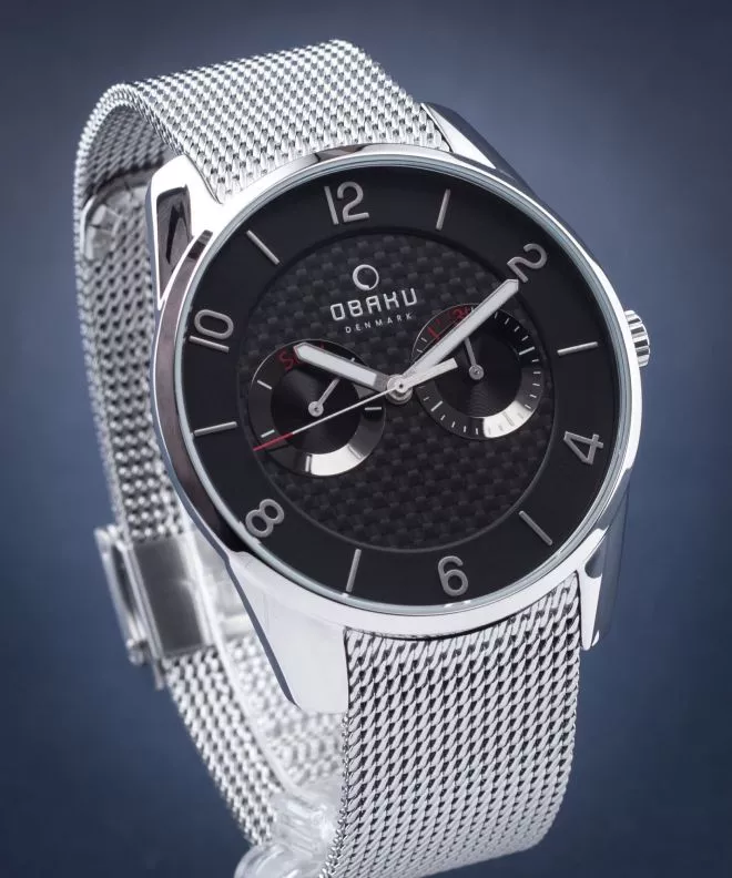 Reloj para hombres Obaku Classic V171GMCBMC