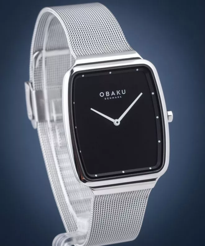 Reloj para hombres Obaku Tern Onyx V267GXCBMC