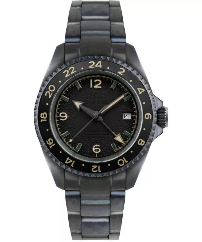 Reloj para hombres Out of Order Black Trecento Swiss Automatic GMT OOO.001-24.NE