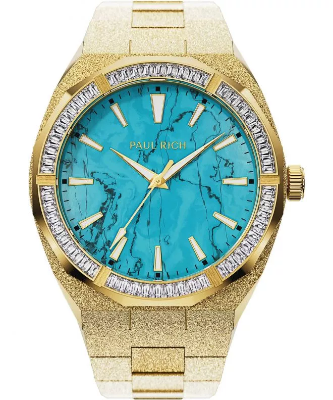 Reloj para hombres PAUL RICH Frosted Star Dust Azure Dream Gold 658860274668