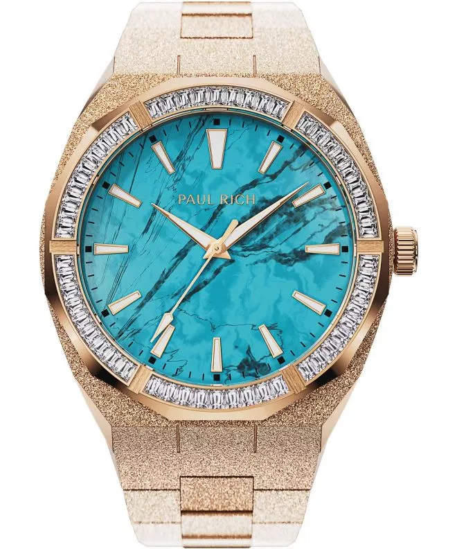 Reloj para hombres PAUL RICH Frosted Star Dust Azure Dream Rose Gold 752503131629