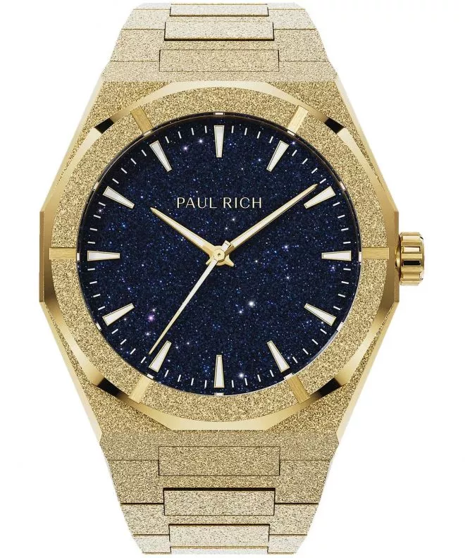 Reloj para hombres PAUL RICH Frosted Star Dust II Gold 766236337036