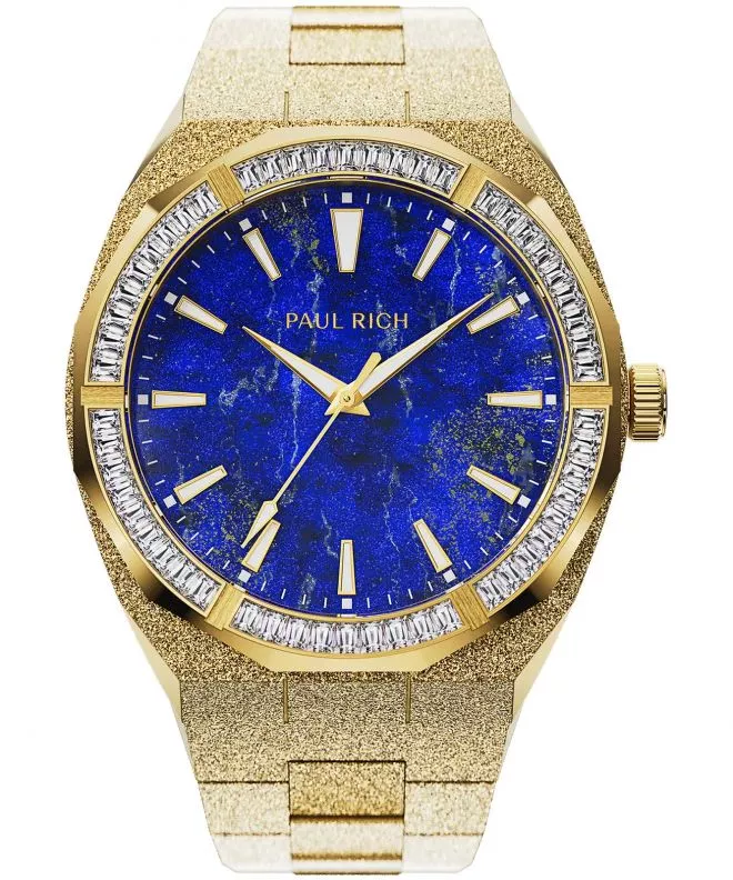 Reloj para hombres PAUL RICH Frosted Star Dust Lapis Nebula Gold 752503131643