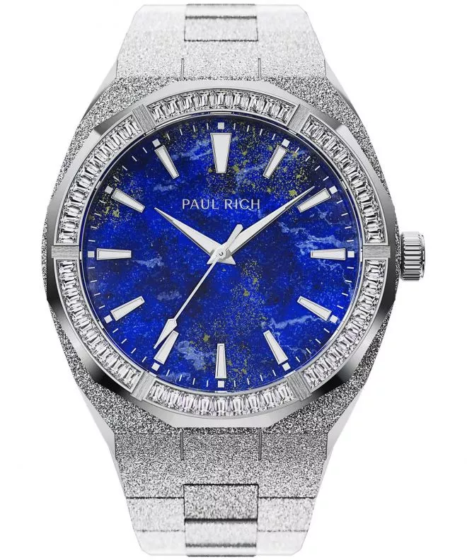 Reloj para hombres PAUL RICH Frosted Star Dust Lapis Nebula Silver 752503131650