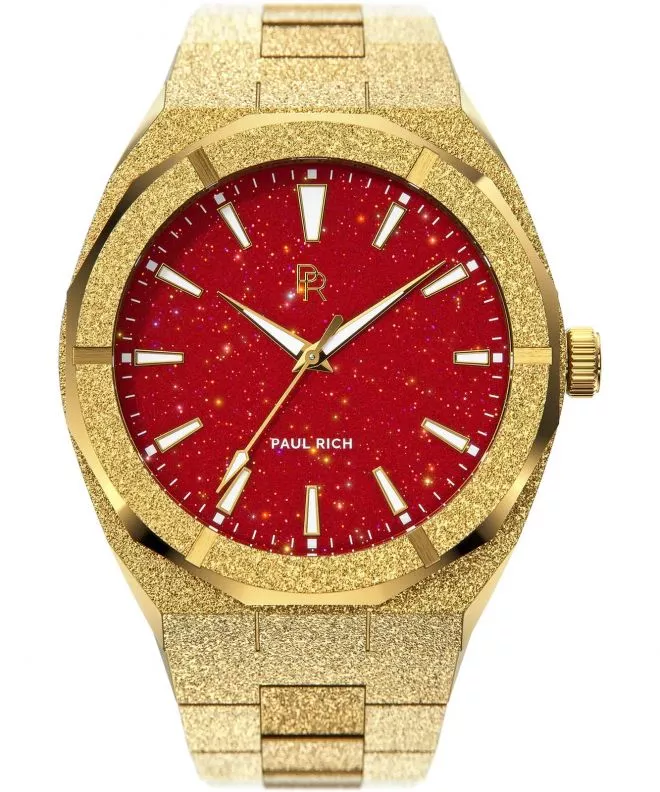 Reloj para hombres PAUL RICH Frosted Star Dust Red Gold 655469493308