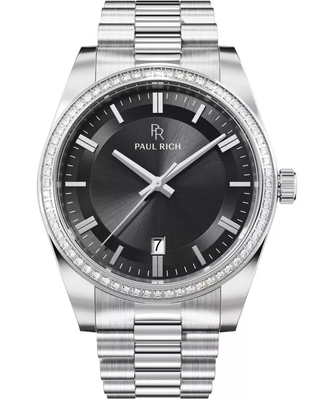 Reloj para hombres Paul Rich Legacy Silver Black 783385960823
