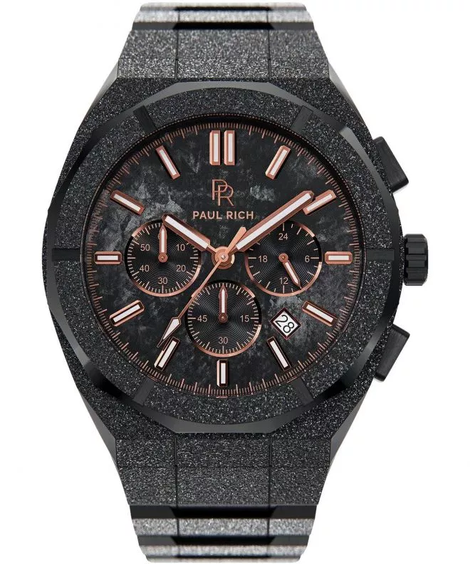 Reloj para hombres PAUL RICH Motorsport Frosted Carbon Copper Chronograph Limited Edition 658860322130