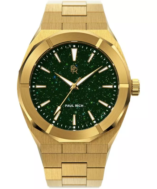 Reloj para hombres PAUL RICH Star Dust Green Gold 42 655365733232