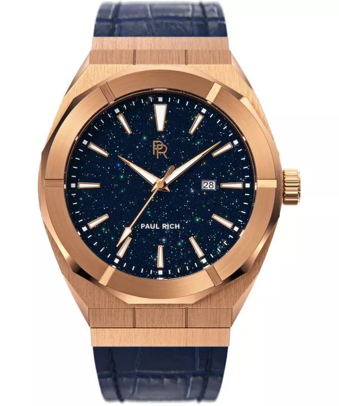 Reloj para hombres PAUL RICH Star Dust Rose Gold Leather 42 Auto 659436796843