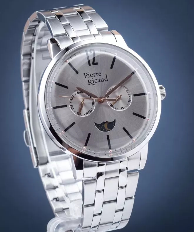 Reloj para hombres Pierre Ricaud Moon Phase P97246.51R7QF