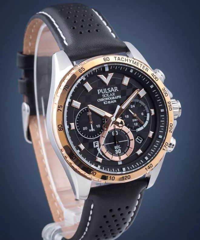 Reloj para hombres Pulsar Accelerator Solar Chronograph PZ5110X1