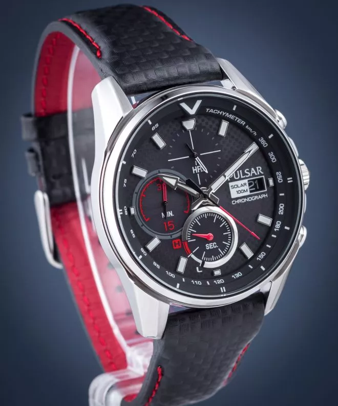Reloj para hombres Pulsar Accelerator Solar Chronograph PZ6029X1