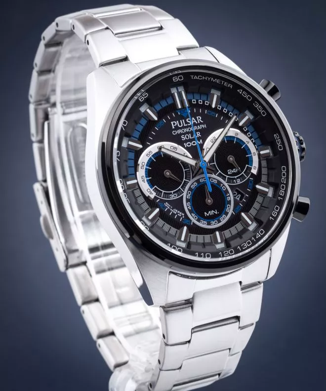 Reloj para hombres Pulsar Solar Chronograph PX5019X1