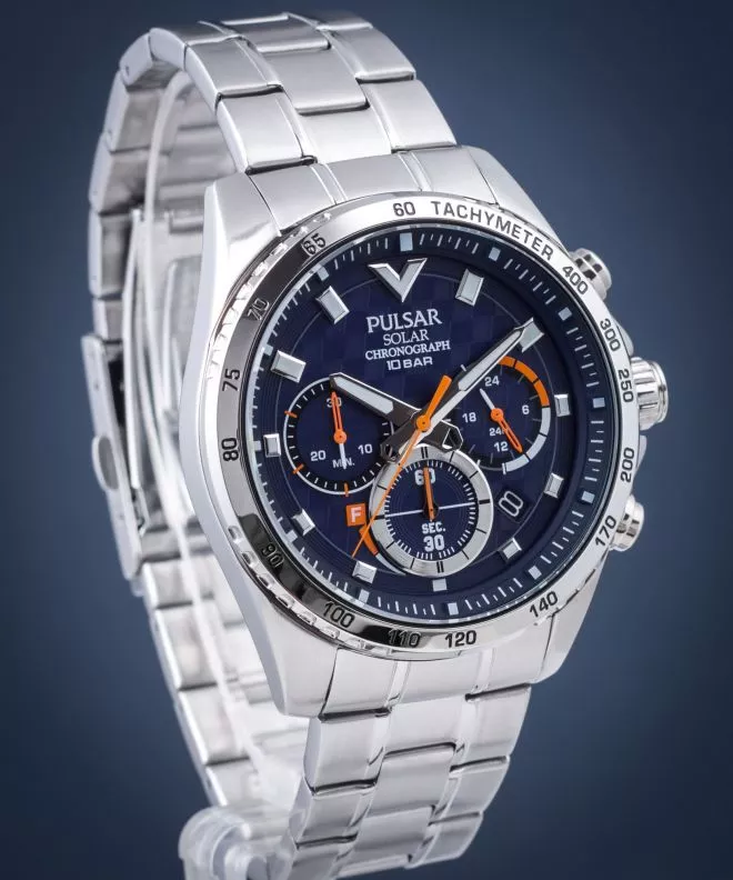 Reloj para hombres Pulsar Rajd Solar Chronograph PZ5101X1