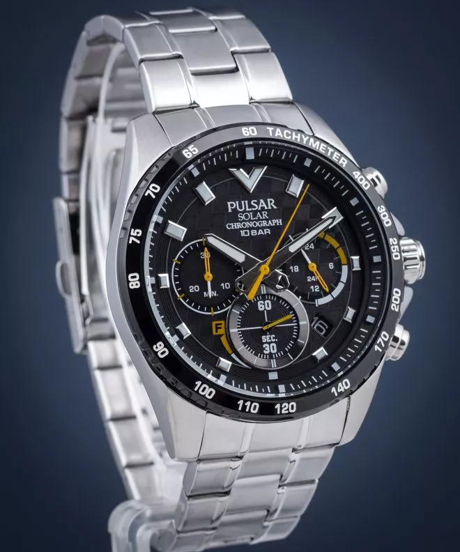 Reloj para hombres Pulsar Rally Solar Chronograph PZ5103X1