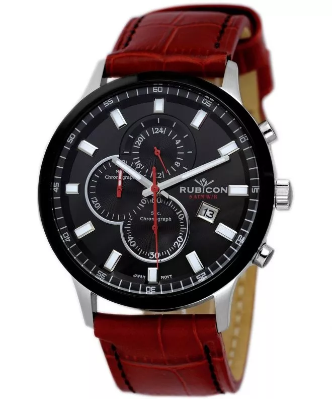 Reloj para hombres Rubicon Chronograph RNCD71TIBR05AX