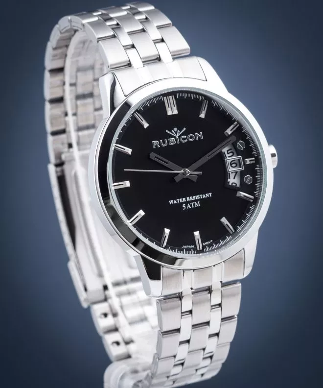 Reloj para hombres Rubicon Elegance RNDD82SIBX05BX