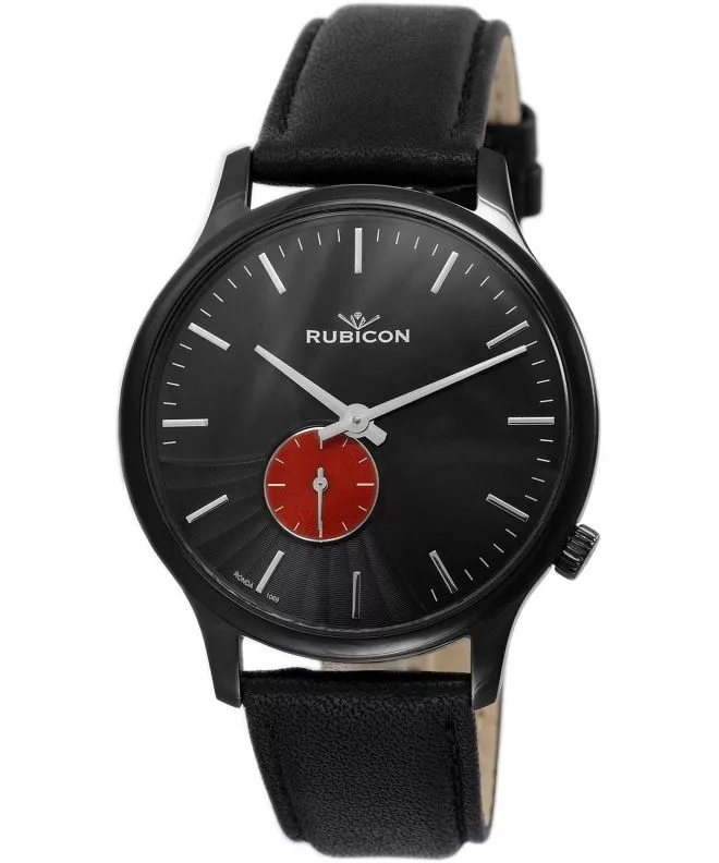 Reloj para hombres Rubicon Small Second RNCE07BIBR03BX