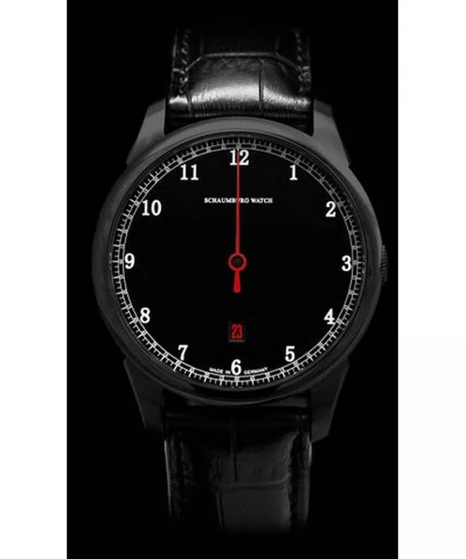 Reloj para hombres Schaumburg Gnomonic Black & White Red Automatic SCH-GNBWR