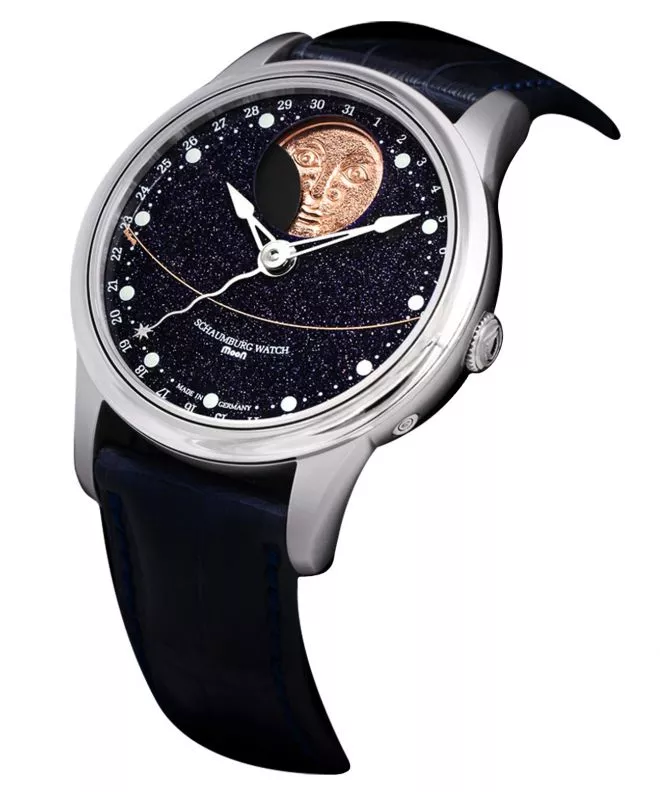 Reloj para hombres Schaumburg Moon Galaxy Hand Made SCH-MNGHM