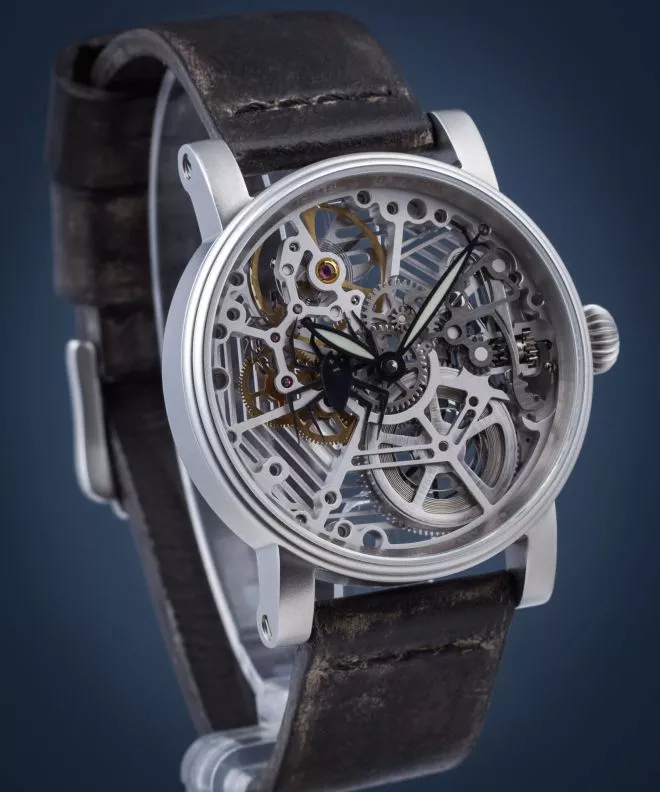Reloj para hombres Schaumburg Unikatorium Aranea Skeleton SCH-UNAR 