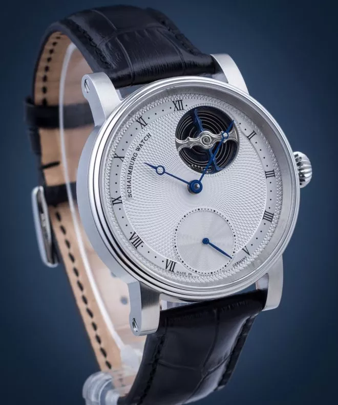 Reloj para hombres Schaumburg Unikatorium Classic II Open Heart SCH-UNC2B