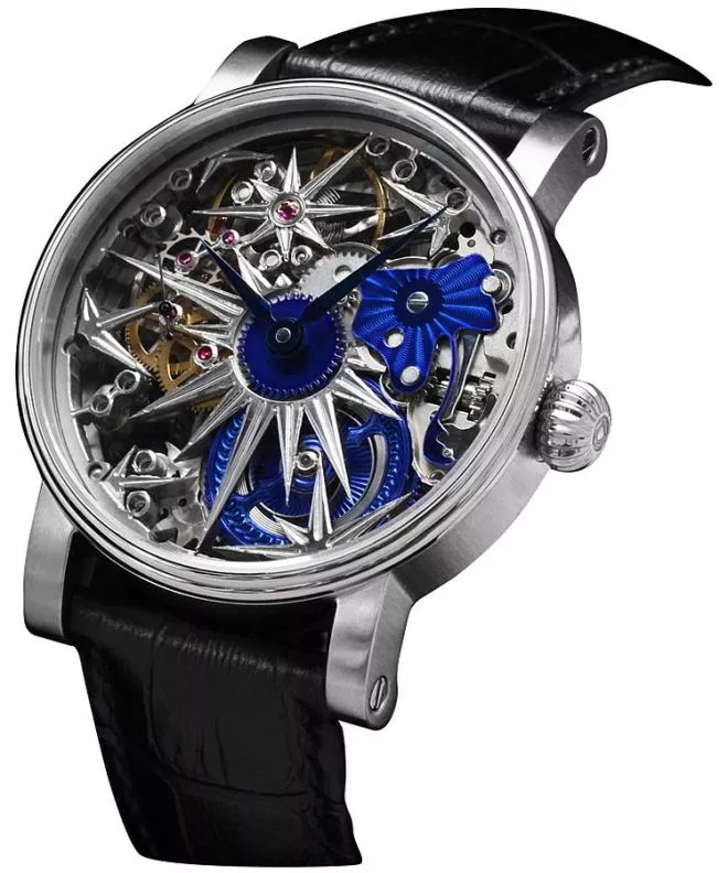 Reloj para hombres Schaumburg Unikatorium Ice Cristal Skeleton SCH-UNIC