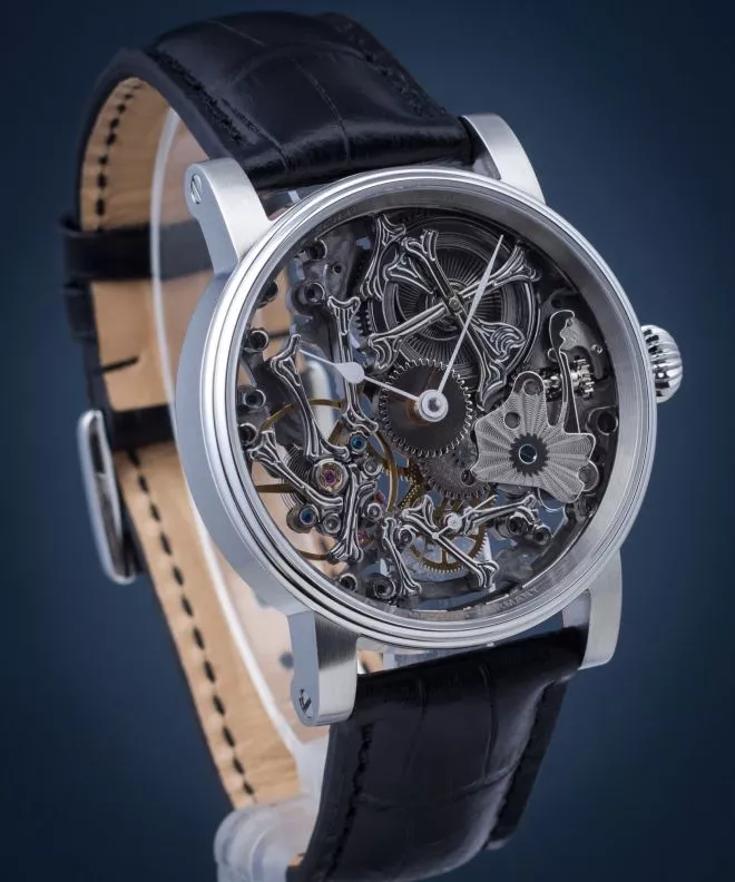 Reloj para hombres Schaumburg Unikatorium Palaonhorologie Skeleton SCH-UNPAL