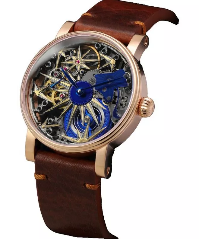 Reloj para hombres Schaumburg Unikatorium Vintage Skeleton SCH-UNVIN