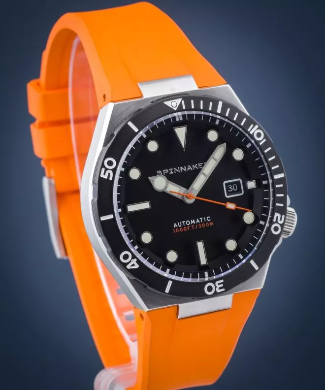Reloj para hombres Spinnaker Boettger Automatic NBR Tropical Orange SP-5083-05