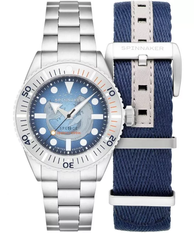 Reloj para hombres Spinnaker Spence 300 Whale Blue MCS Limited Edition SET SP-5124-11