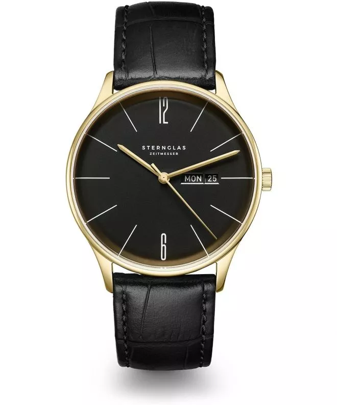 Reloj para hombres Sternglas Berlin Metro Piano Black S01-BE04-HE03