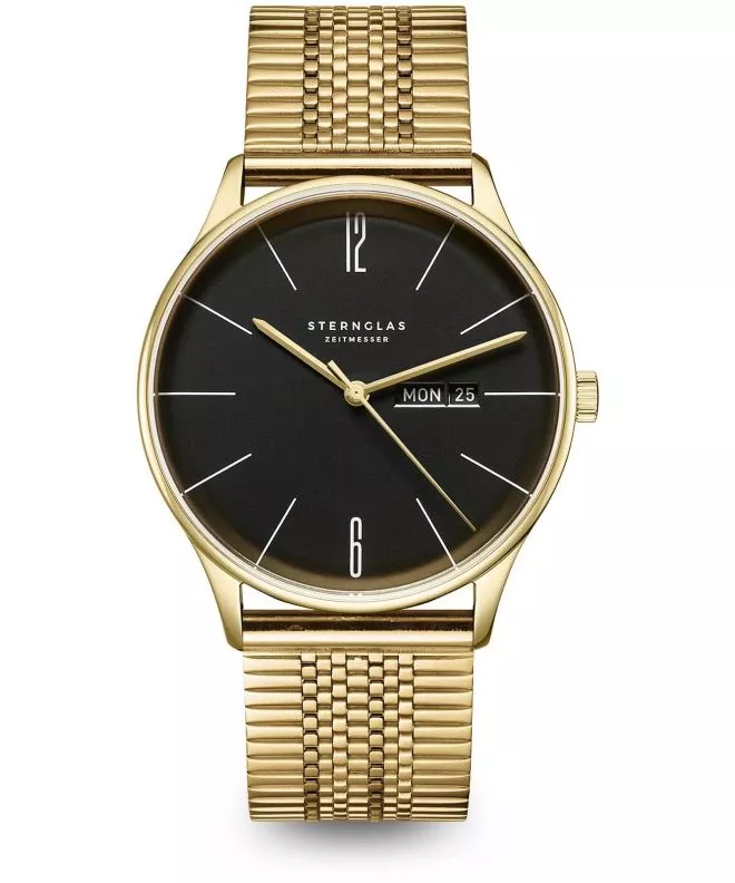 Reloj para hombres Sternglas Berlin Metro Piano Black S01-BE04-ME09