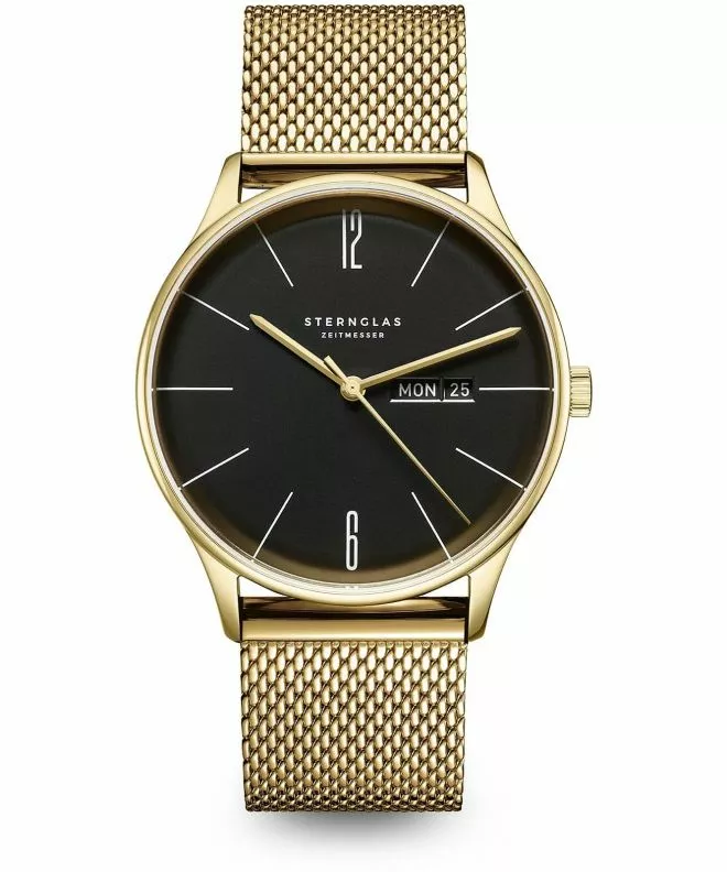 Reloj para hombres Sternglas Berlin Metro Piano Black S01-BE04-MI05