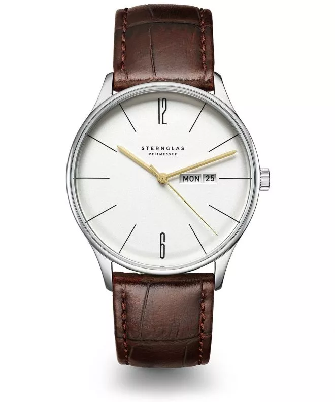 Reloj para hombres Sternglas Berlin Metro Silver S01-BE10-HE05