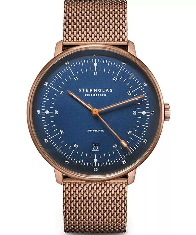 Reloj para hombres Sternglas Hamburg Dark Blue Automatic S02-HH27-MI11