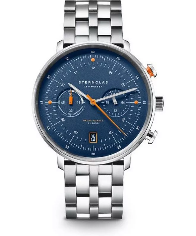 Reloj para hombres Sternglas Hamburg Ed Küstemm Chronograph S01-HC06-ME13